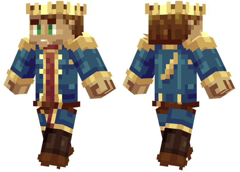 Blue King Minecraft Skins 2102