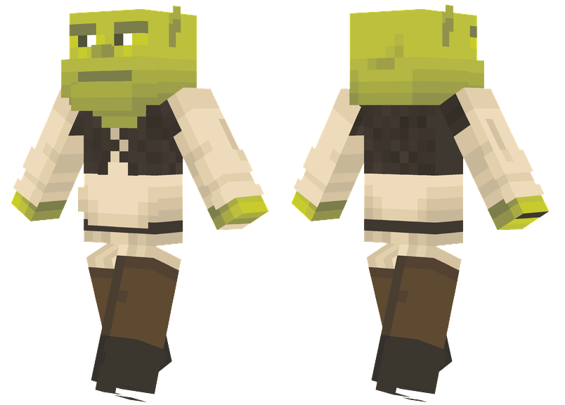 Confused Shrek | Minecraft Skins