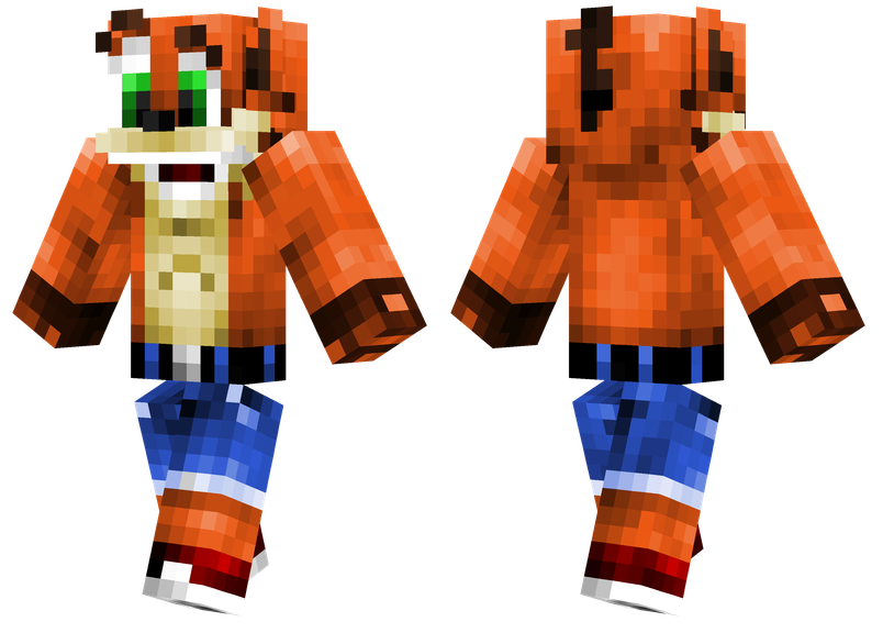 Crash Bandicoot Minecraft Skins