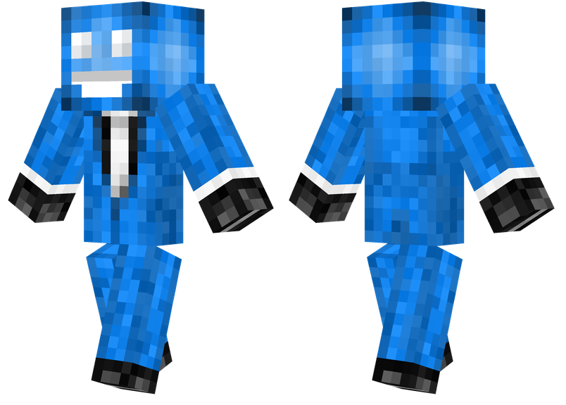 Skin minecraft blue