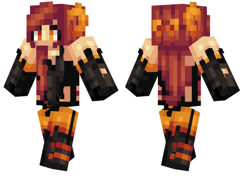 Fire Girl Minecraft Skins 0739