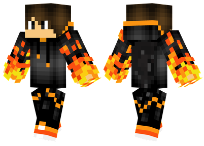 Fire Hoodie | Minecraft Skins
