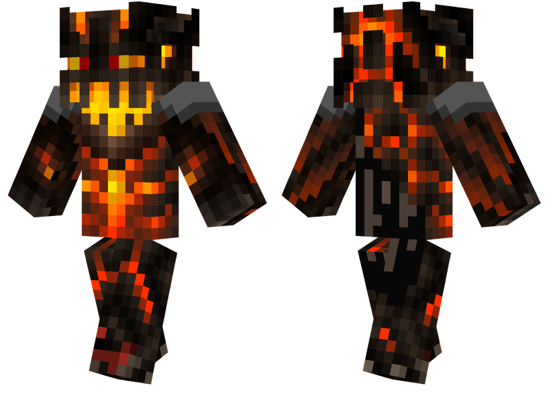 Fire Monster Minecraft Skins