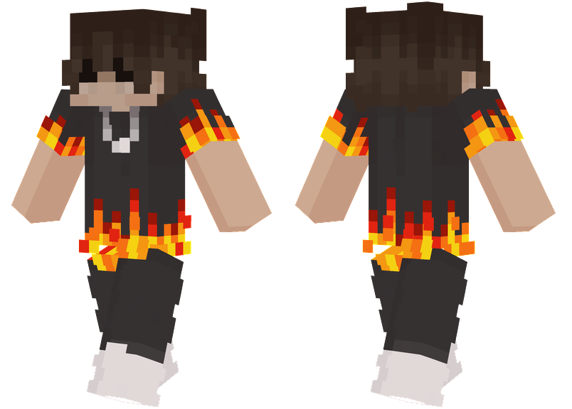 Flame Shirt Minecraft Skins