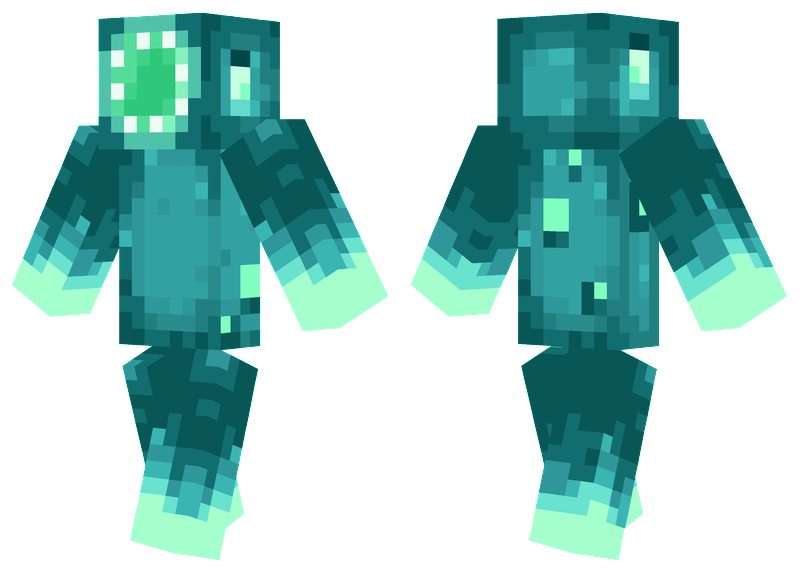 Glow Squid Minecraft Skins 