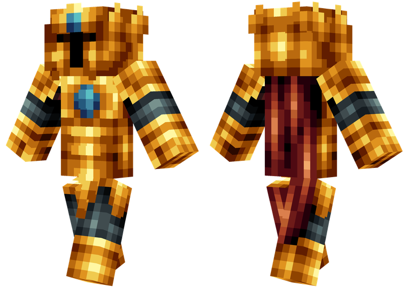 Golden Knight Minecraft Skins 