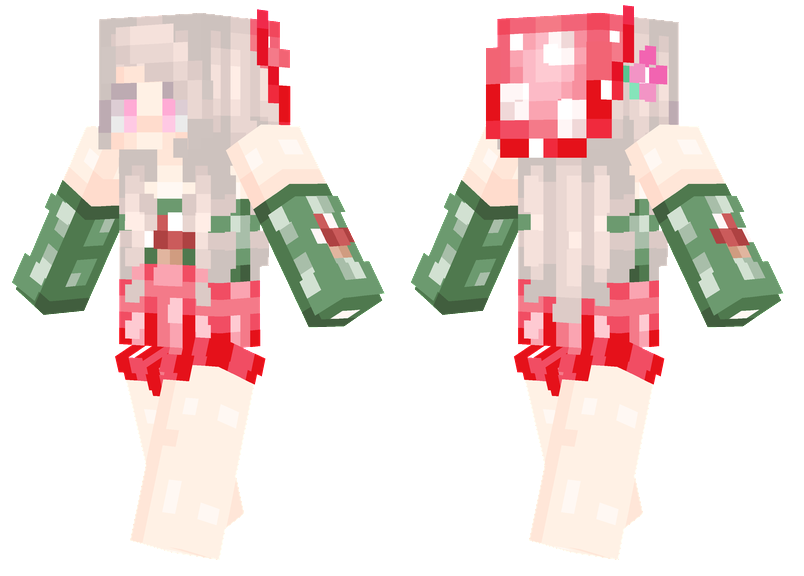 Mushroom Girl Minecraft Skins 2901