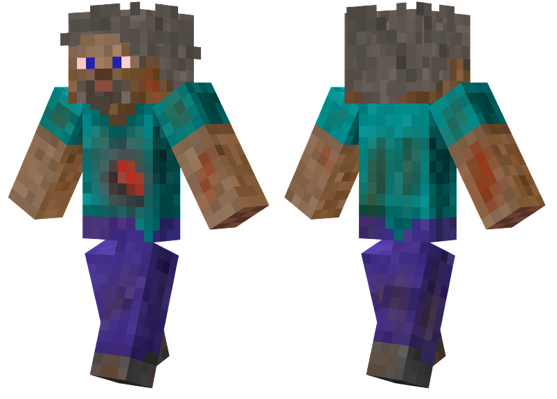 Old Steve Minecraft Skins 8591