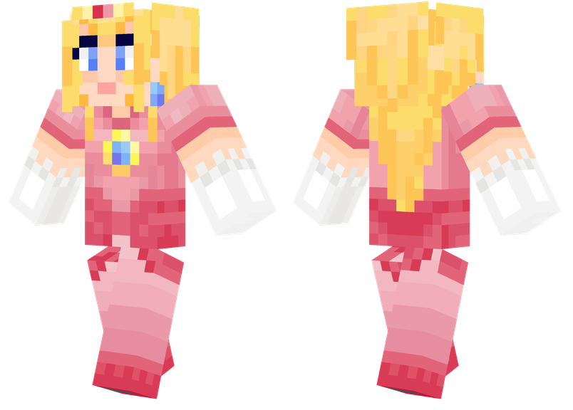 Princess Peach Minecraft Skins 