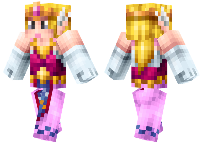 Princess Zelda Minecraft Skins   Princesszelda@2x 