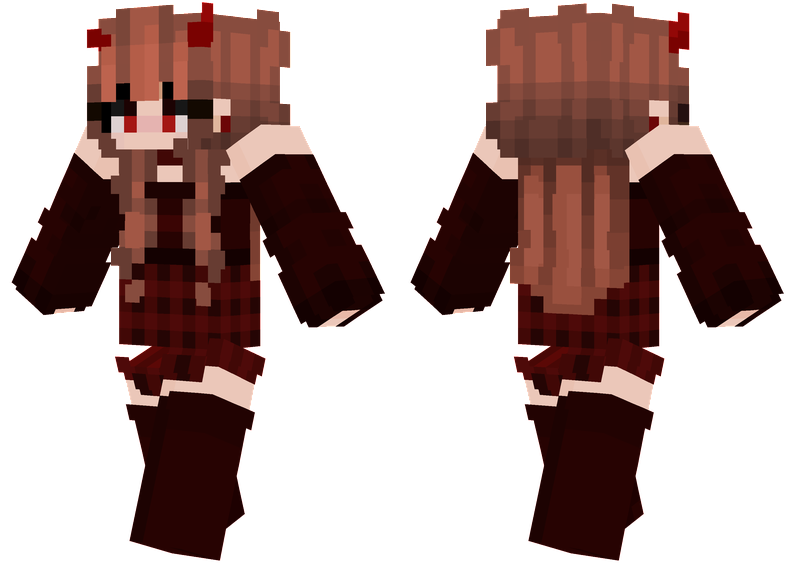 Red Demon Girl | Minecraft Skins