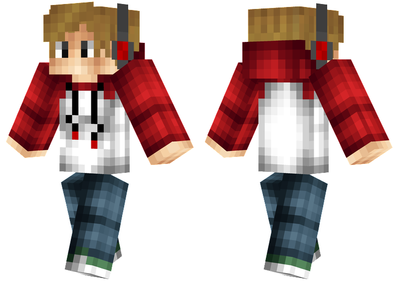 Red Headphones | Minecraft Skins