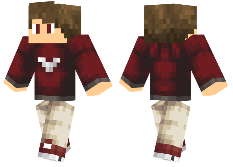 Red Jumper Minecraft Skins