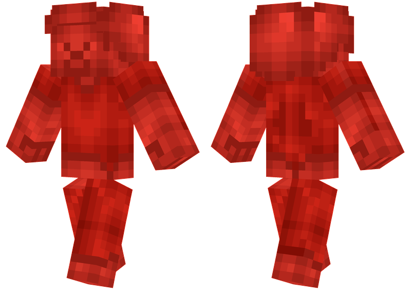 Redstone Steve Minecraft Skins