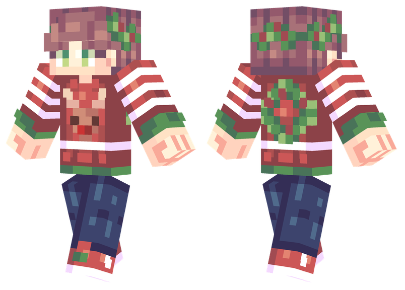 Reindeer Sweater Minecraft Skins