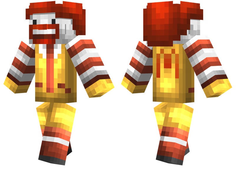 Clown minecraft. Рональд Макдональд майнкрафт. Клоун макдональдс майнкрафт. Скин Рональда Макдональда. Скин клоуна макдональдс майнкрафт.