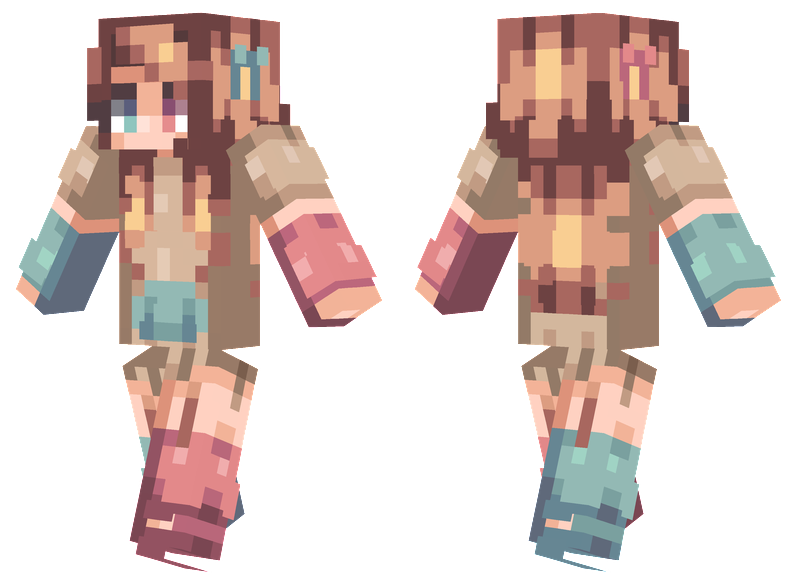 Split Minecraft Skins 1528