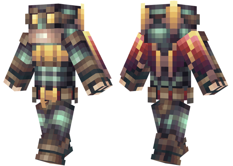 Metal skin minecraft