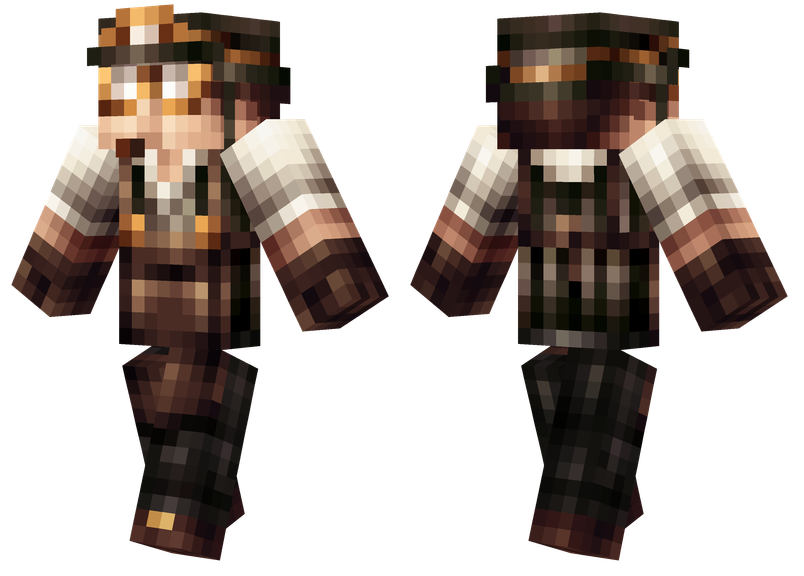 Steampunk skin minecraft. Скин стимпанк. Средневековый скин. Скин Шахтера. Скин инженера.