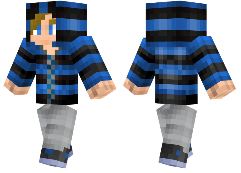 Striped Hoodie Minecraft Skins