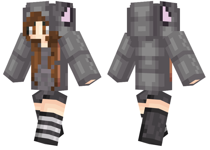 Wolf Girl Minecraft Skins